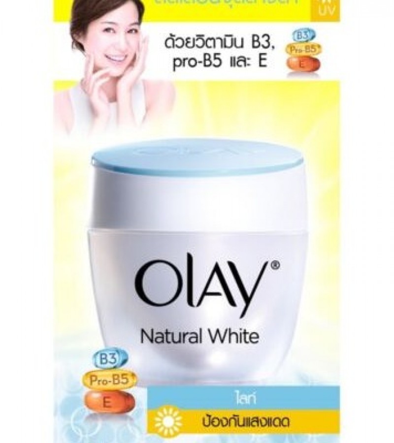 Olay Natural White Light Night Cream Face Vitamin E