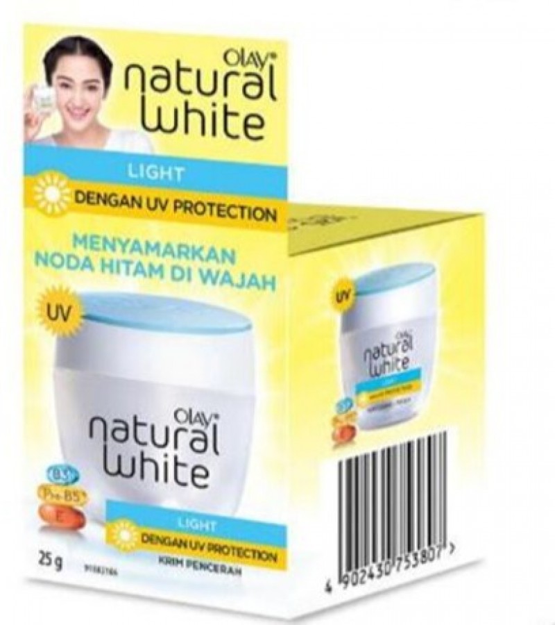 Olay Natural White Light Night Cream Face Vitamin E